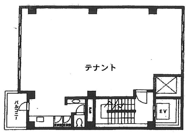 シーランドビル自由ヶ丘第2ビル3F 間取り図