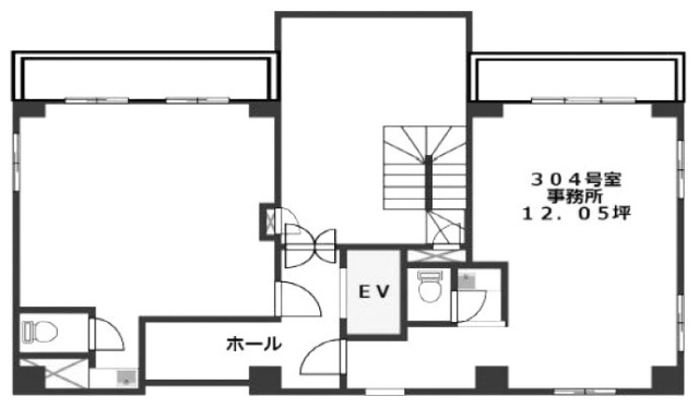 プランドール新宿304 間取り図