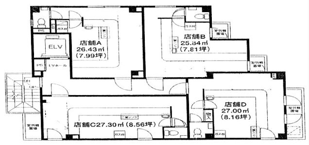 第三宏和ビルB 間取り図