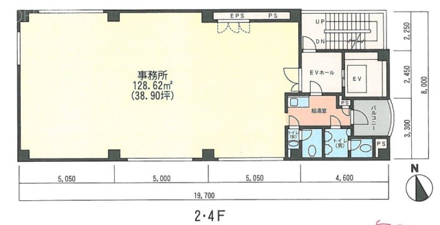 VORT芝公園Ⅱ4F 間取り図