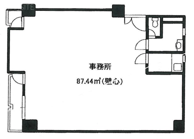 タクトTOビル5F 間取り図