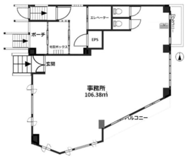 ヴィラ・アオヤマ4F 間取り図