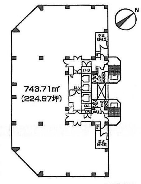 スズエベイディアム5F(分割) 間取り図