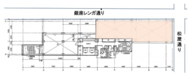 銀座清水ビル6F 間取り図
