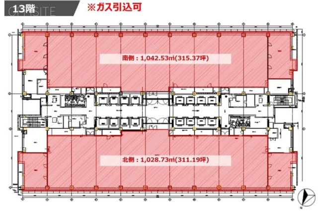 トレードピアお台場北・南 間取り図