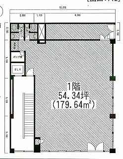 信交会ビル1F 間取り図