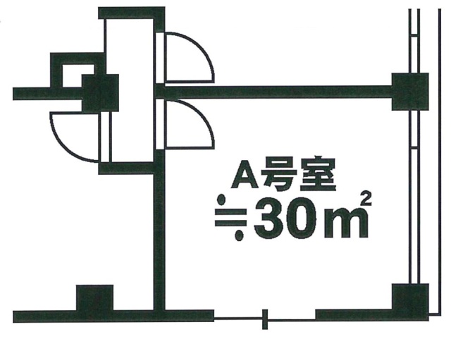 マンション長者町ビルA 間取り図