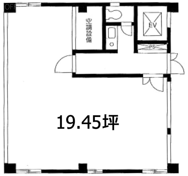 アサカビル6F 間取り図