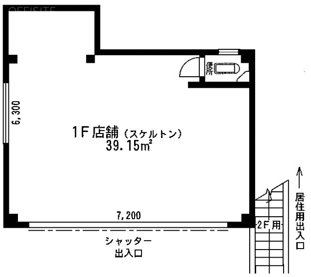 鈴木コーポビル1F 間取り図