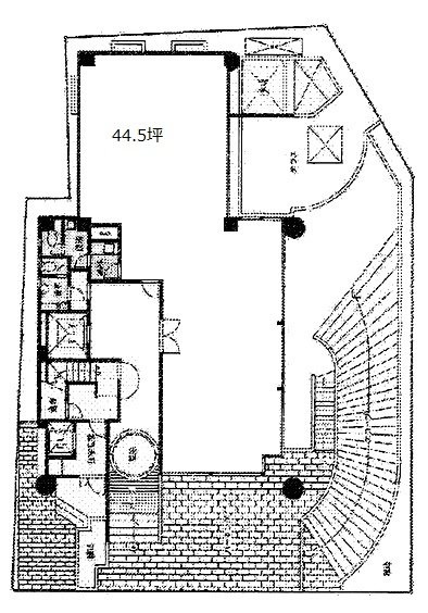 セブネスビル1F 間取り図