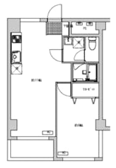 テラス・レイクマウント302 間取り図