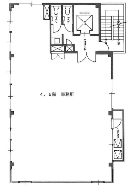 芝浦MYビル3F 間取り図