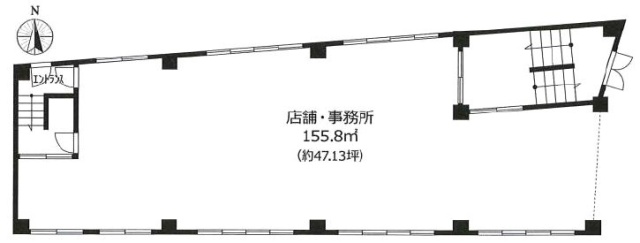 武蔵野ビル2F 間取り図