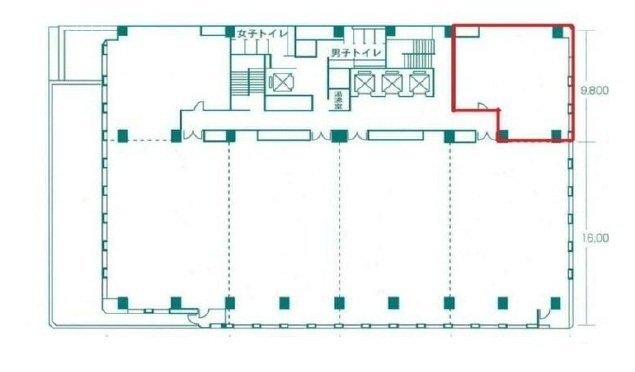 関内新井ビル9F 間取り図