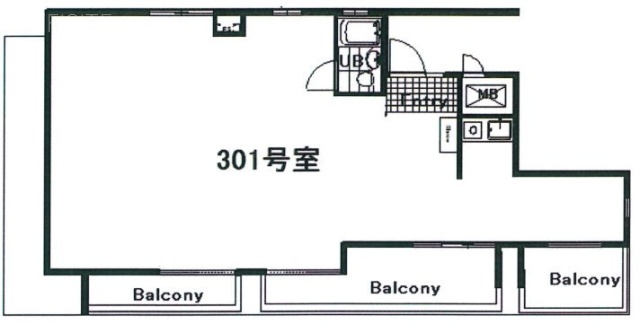 エラン南青山ビル3F 間取り図