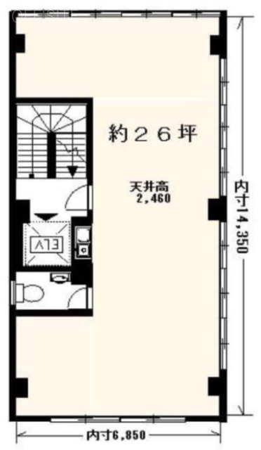 協同組合杉並工場協会ビル6F 間取り図