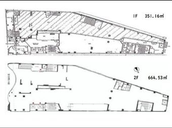 COXY188(コクシー188)1F 間取り図