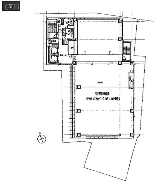 Gスクエア三田5F 間取り図