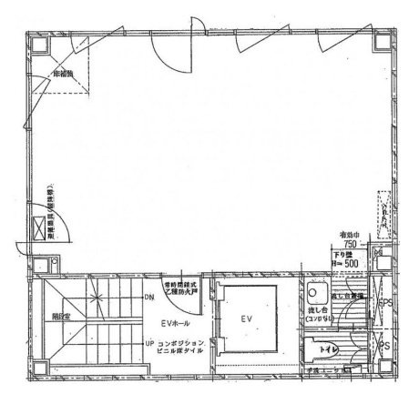 山川ビル3F 間取り図