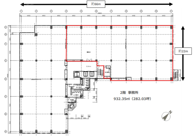 Daiwa月島ビル2F 間取り図