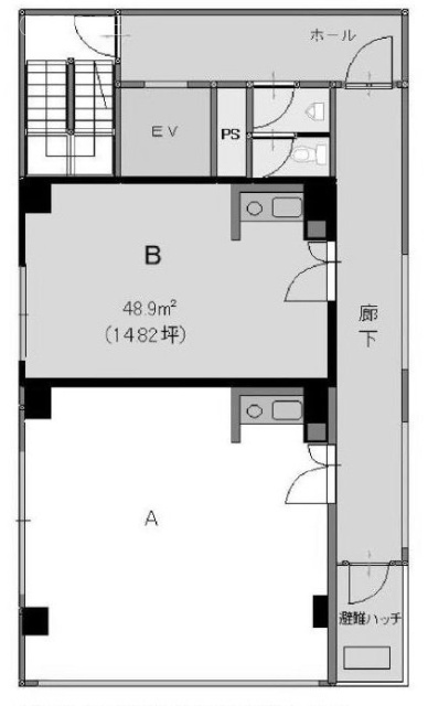 第三中野ビルB 間取り図