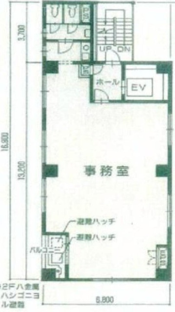 森忠(もりちゅう)ビル5F 間取り図