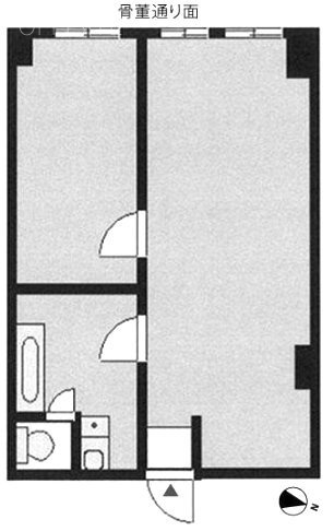 たつむら青山マンション407 間取り図