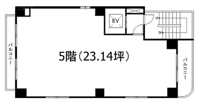 丸正小林第二ビル5F 間取り図