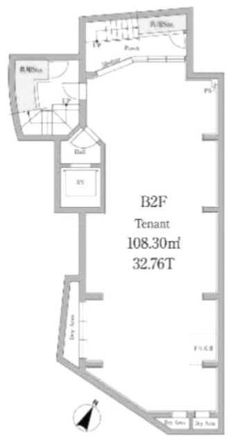 ヒルポイント元麻布B2F 間取り図