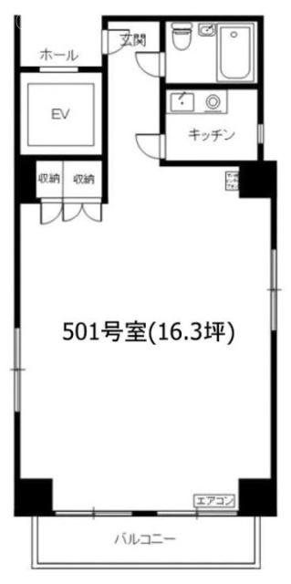 シャリエ錦糸町石原102 間取り図