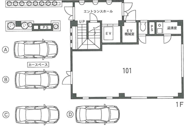 千駄ヶ谷SKYHILLSビル101 間取り図