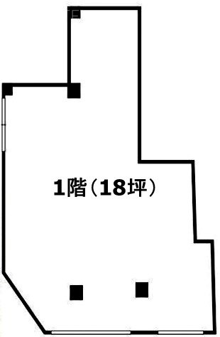 キャッスル善當(ゼントウ)ビル1F 間取り図