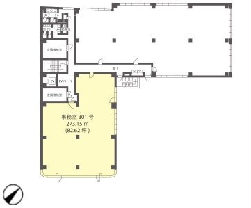 西新宿三晃ビル301 間取り図