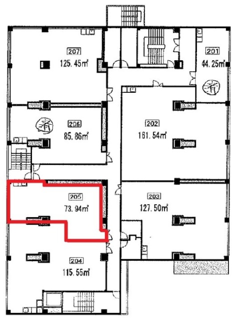 高円寺ビル205 間取り図