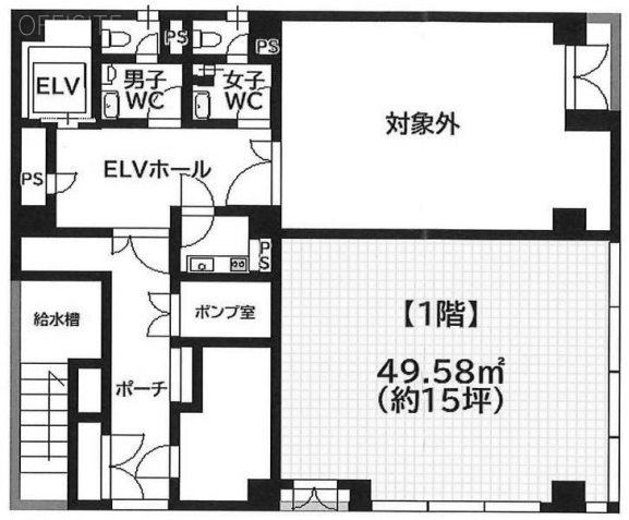 日本サンライズビル102 間取り図