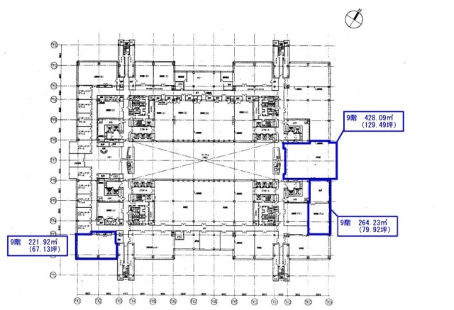 東京ファッションタウン(TFTビル東館)9F 間取り図