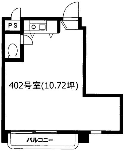 りぶ高輪402 間取り図