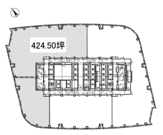 虎ノ門ヒルズ森タワー20F 間取り図