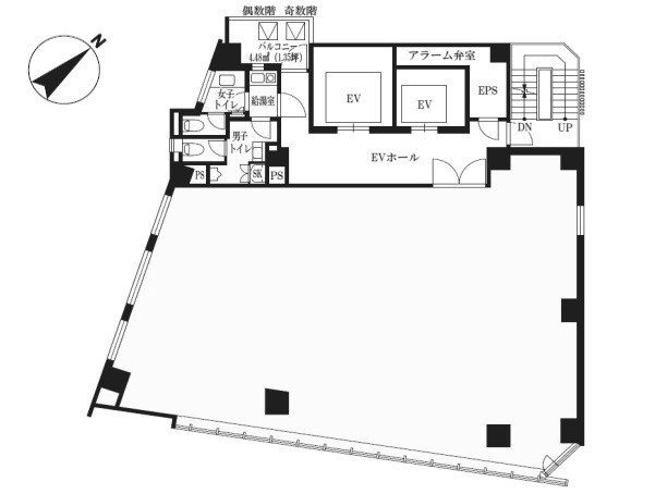 VORT六本木一丁目13F 間取り図