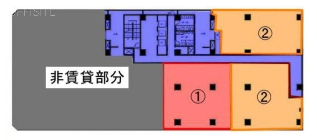 五色橋(ごしきばし)ビル1 間取り図