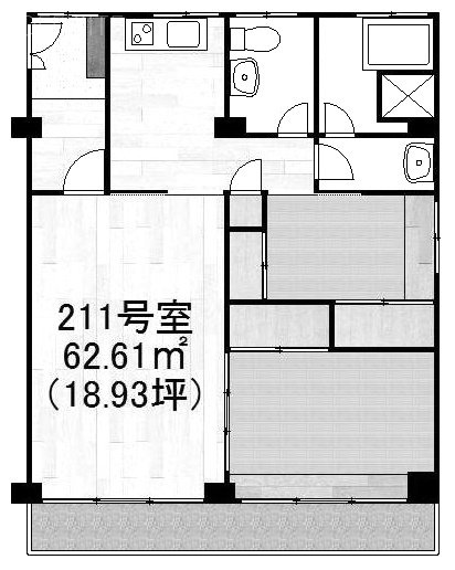 原宿アパートメンツビル211 間取り図