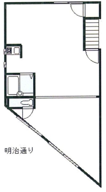 落合商事ビル2F 間取り図