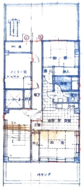 KEN BUILDING7F 間取り図