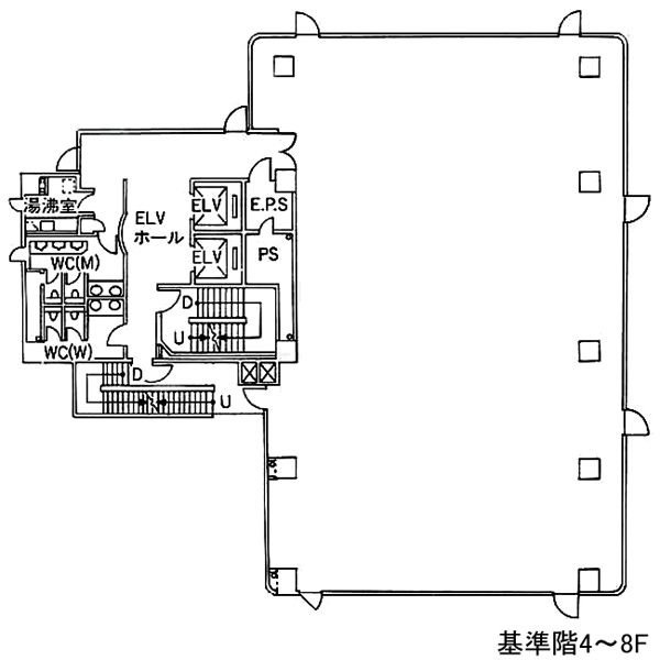 真井ビル7F 間取り図