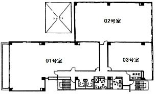 ブライト横浜ビル501 間取り図