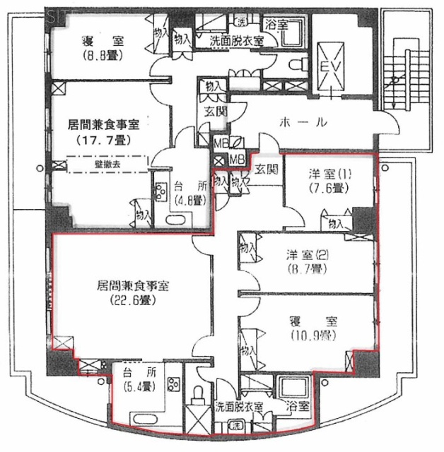 恵比寿ネオナートアネックス202 間取り図