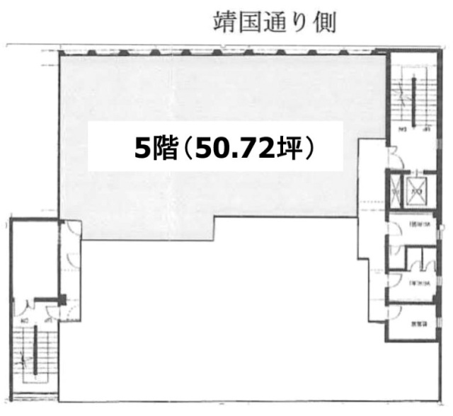 静銀(しずぎん)ビル5F 間取り図