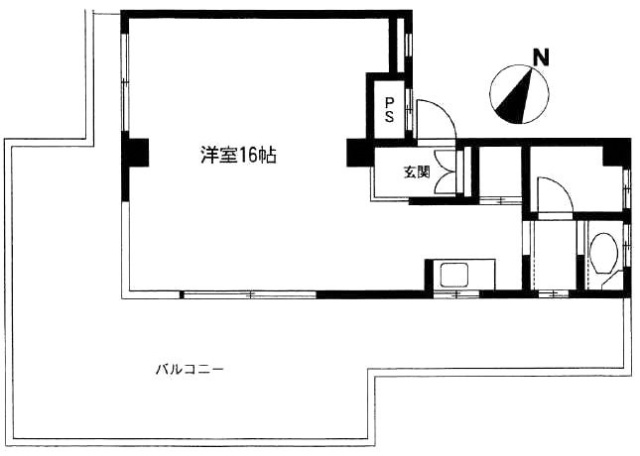 グリーンリーブスビル301 間取り図