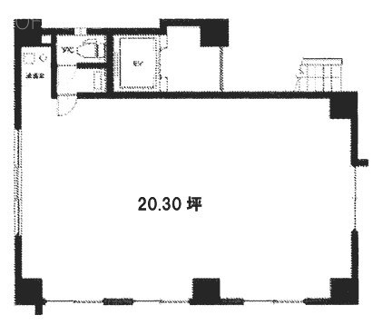 秋本ビル1F 間取り図