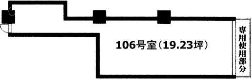シャトレー代々木106 間取り図